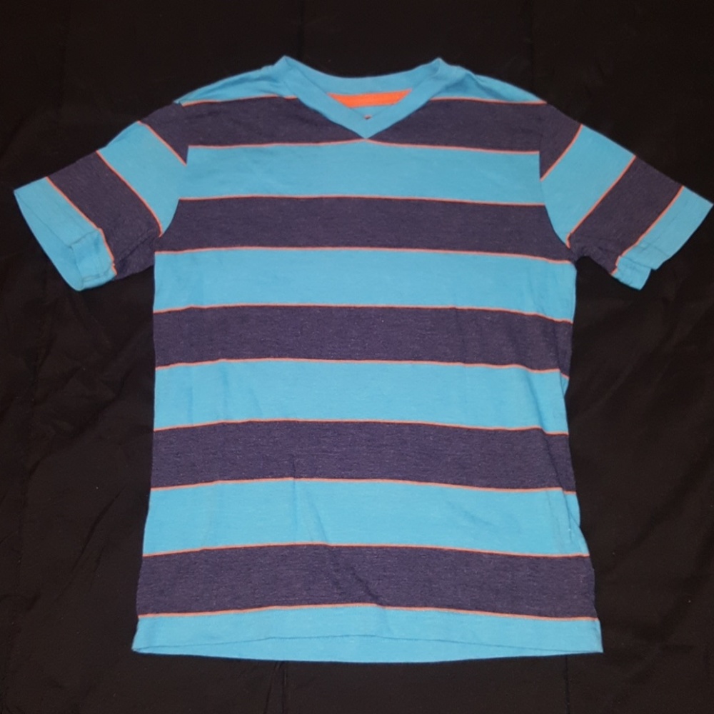 Arizona jean stripe vneck size M 10/12